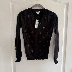New York & Company Black Knit Cardigan